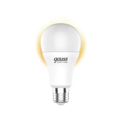Лампа Gauss Smart Home A60 8,5W 806lm 2700К E27 диммируемая LED 1/10/40