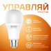 Лампа Gauss Smart Home A60 8,5W 806lm 2700К E27 диммируемая LED 1/10/40