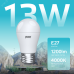 Лампа Gauss Basic Шар 13W 1200lm 4000K E27 LED 1/10/100