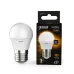 Лампа Gauss Шар 6.5W 520lm 3000K E27 LED 1/10/100