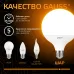 Лампа Gauss G125 22W 1800lm 3000K E27 LED 1/10
