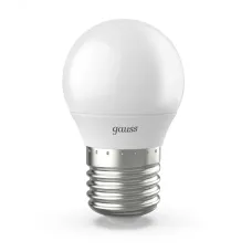 Лампа Gauss Шар 9.5W 950lm 4100K E27 LED 1/10/100