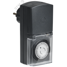 РТМ-4 Розетка-таймер механ. 30мин 24ч 48on/off 16А IP44