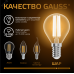 Лампа Gauss Filament Шар 5W 420lm 2700К Е14 LED 1/10/50