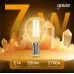 Лампа Gauss Filament Шар 7W 550lm 2700К Е14 LED 1/10/50