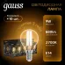 Лампа Gauss Filament Шар 9W 680lm 2700К Е14 LED 1/10/50
