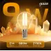 Лампа Gauss Filament Шар 9W 680lm 2700К Е14 LED 1/10/50