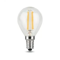 Лампа Gauss Filament Шар 11W 810lm 2700К Е14 LED 1/10/50