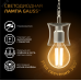 Лампа Gauss Filament Шар 13W 1100lm 2700К Е14 LED 1/10/50