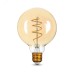 Лампа Gauss Filament G95 6W 360lm 2400К Е27 golden flexible LED 1/20