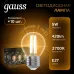 Лампа Gauss Filament Шар 5W 420lm 2700К Е27 LED 1/10/50