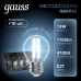 Лампа Gauss Filament Шар 13W 1150lm 4100К Е27 LED 1/10/50