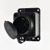 Розетка прямая 1х2Р+РЕ 1х16А 220v (каучук)