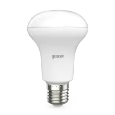 Лампа Gauss R63 9W 660lm 3000K E27 LED 1/10/50