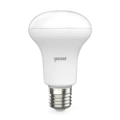 Лампа Gauss R63 9W 660lm 3000K E27 LED 1/10/50