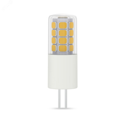 Лампа Gauss Elementary G4 12V 4W 400lm 4100K керамика LED 1/10/200