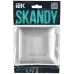SKANDY Рамка 1-местная SK-F01S серебряный IEK