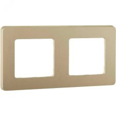 Рамка 2-местная шампань INSPIRIA