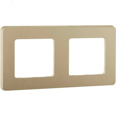 Рамка 2-местная шампань INSPIRIA