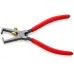 KNIPEX Стриппер для одно-, много- и тонкожильного кабеля, зачистка d 5 мм (10 мм2, AWG 7), с пружиной, L-160 мм, регулировочный винт для настройки, чёрный, 