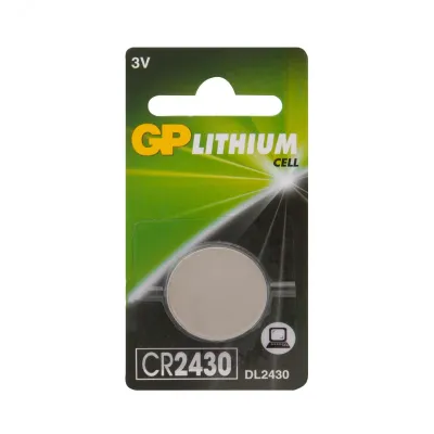 Батарейка дисковая литиевая GP Lithium CR2430 - 1 шт. в блистере