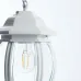 Светильник садово-парковый, 100W 230V E27 белый, 8105/PL8105 (на цепочке)