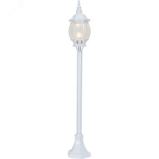Светильник садово-парковый, 100W 230V E27 белый, 8110/PL8110