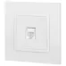 Розетка ЭРА Elegance 14-3107-01М RJ45, белый матовый