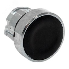 Исполнительный механизм кнопки XB4 черный плоский возвратный без фиксации, без подсветки IP65