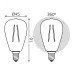 Лампа Gauss Basic Filament ST45 4,5W 470lm 2700К Е14 LED 1/10/50