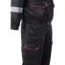 Костюм  АНТЕЙ с СОП летний куртка п к цв.черный с красным 56-58 112-116 170-176