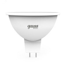 Лампа Gauss Elementary MR16 12V 9W 680lm 3000K GU5.3 LED 1/10/100