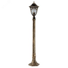 Светильник садово-парковый, 60W 230V E27 черное золото, PL4076