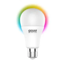 Лампа Gauss Smart Home A60 8,5W 806lm 2700-6500К E27 RGBW+изм.цвет.темп.+диммирование LED 1/10/40