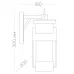Светильник садово-парковый с клеммой в комплекте, 60W 230V E27 черный PL530