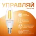 Лампа Gauss Smart Home Filament С35 4,5W 495lm 2700К E14 диммируемая LED 1/10/40