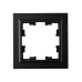 BRITE Рамка 1 пост IP44 РУ-1-БрЧ-44 черный