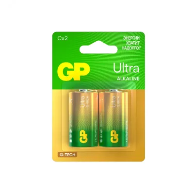 Батарейка алкалиновая GP Ultra Alkaline G-Tech 14А типоразмера C