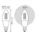 Лампа Gauss Smart Home Filament С35 4,5W 495lm 2000-6500К E14 изм.цвет.темп.+дим. LED 1/10/40