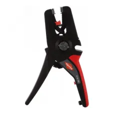 KNIPEX PreciStrip16 стриппер автоматический, c кабелерезом, быстросменный блок ножей, зачистка 0.08 - 16 мм2 (AWG 28 - 5), L-195 мм, KN-1252195
