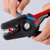 KNIPEX PreciStrip16 стриппер автоматический, c кабелерезом, быстросменный блок ножей, зачистка 0.08 - 16 мм2 (AWG 28 - 5), L-195 мм, KN-1252195