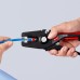 KNIPEX PreciStrip16 стриппер автоматический, c кабелерезом, быстросменный блок ножей, зачистка 0.08 - 16 мм2 (AWG 28 - 5), L-195 мм, с держателем для торгового об