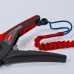 KNIPEX PreciStrip16 стриппер автоматический, c кабелерезом, быстросменный блок ножей, зачистка 0.08 - 16 мм2 (AWG 28 - 5), L-195 мм, KN-1252195