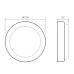 Св-к светодиодный Gauss LITE IP65  D210*52 30W 2400lm 4000K ЖКХ круглый 1/20