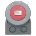 Розетка стационарная наружная 1342 3Р+РЕ 63А 380В IP67 EKF PROxima