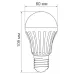 Светильник аккумуляторный, 5W Е27 AC/DC, белый, EL116