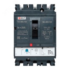 Автоматический выключатель ВА-99C (Compact NS) 100/20А 3P 36кА EKF PROxima