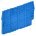 ARMAFIX Заглушка для колодки клеммной CP 2,5мм2 синяя IEK