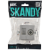 SKANDY Розетка компьютерная двойная RJ45 кат.6 SK-K04S серебряный IEK