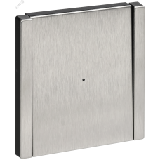 FORTE&PIANO Выключатель 1-клавишный с индикацией 10А FP702M металл никель IEK